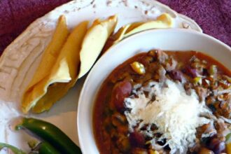 Hearty Chili with Enchilada Sauce and Savory Ground Beef