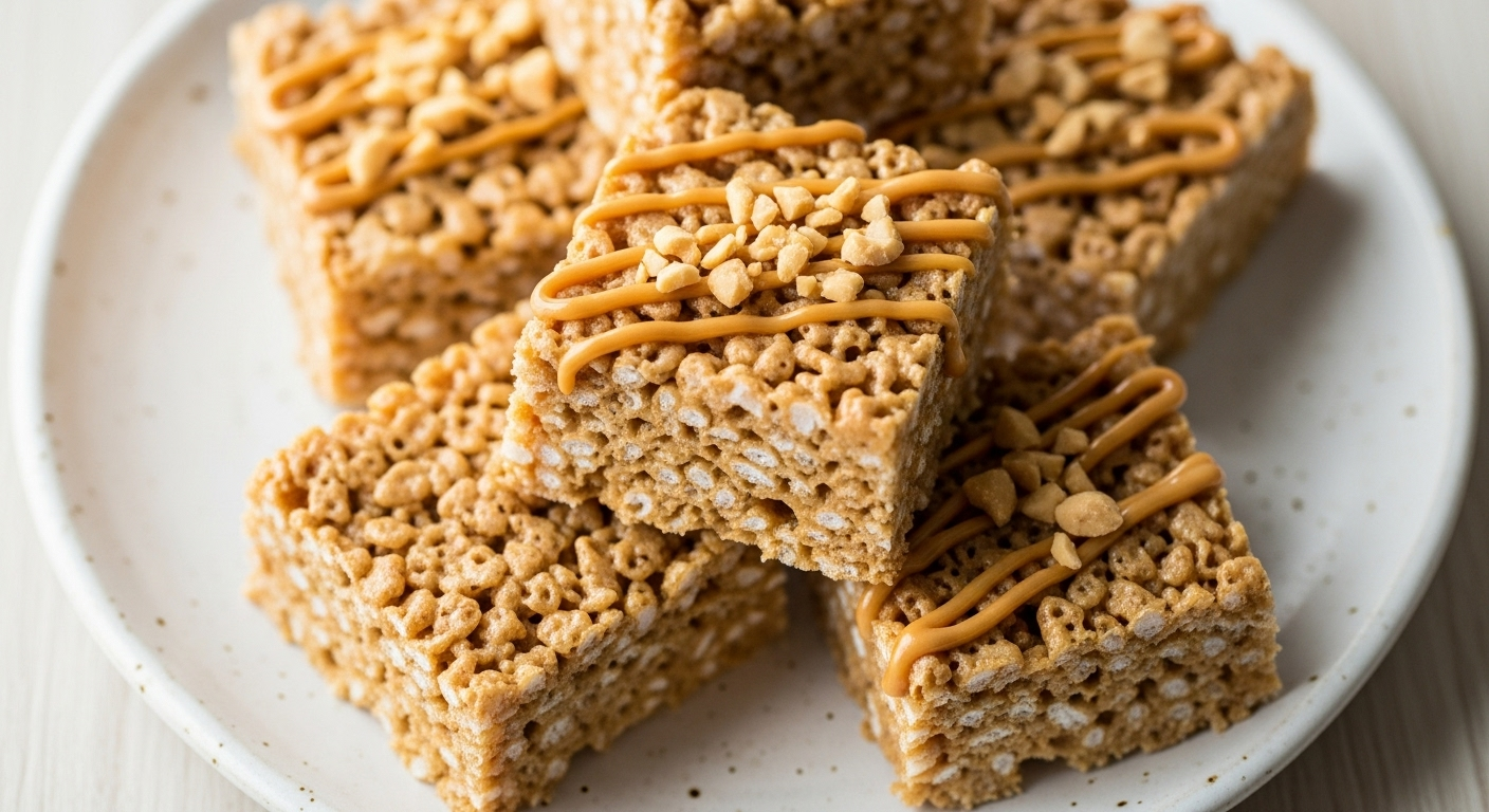 Crunchy Peanut Butter Rice Krispies