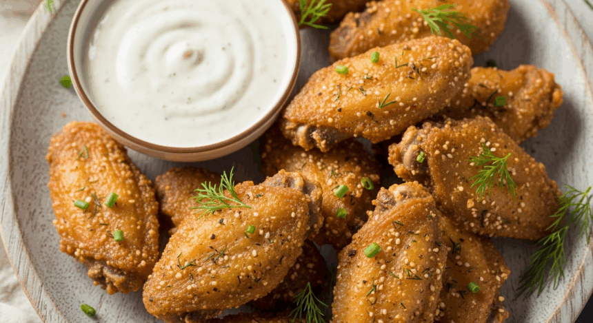 Tempting Crispy Ranch Seasoned Wings