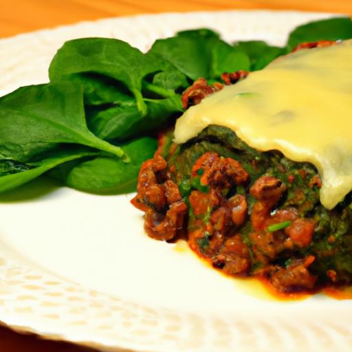 Hearty mexican Ground Beef with Spinach & Cheese Delight