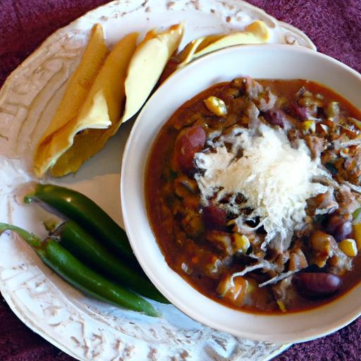 Hearty Chili with Enchilada Sauce and Savory Ground Beef