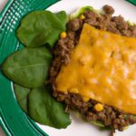 Hearty Mexican Ground Beef with Spinach & Cheese Delight