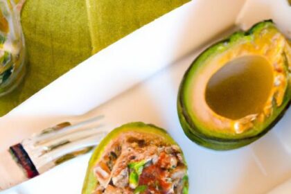 Tuna-Stuffed Avocado Halves: A Perfect Protein-Packed Snack