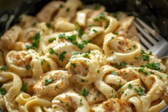 Creamy Crock Pot Chicken Alfredo