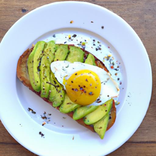 Creamy Avocado toast with Egg: A Nutritious morning Boost