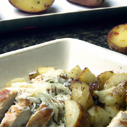 Garlic Parmesan Chicken & Potatoes: Easy One-Pan Feast
