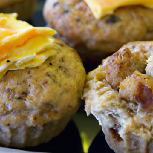 Hearty Sausage Egg & Cheese Muffins: ⁣Nutritious Breakfast Bliss