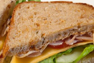 Turkey & Cheese Sandwich: A Classic Bite with Savory Bliss