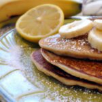 Banana & Whole Wheat Pancakes with Sugar-Free Maple Bliss