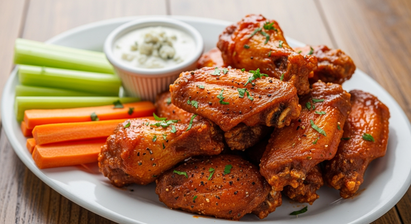 Crispy Air Fryer Buffalo Wings