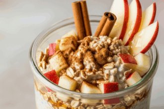 Healthy Apple Cinnamon Overnight Oats
