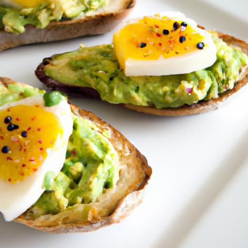 Tiny Toast Triumphs: Avocado and Egg Bites to Savor