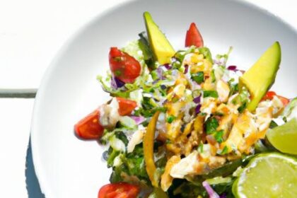 Zesty Chicken & Avocado Salad with Fresh Lime Dressing