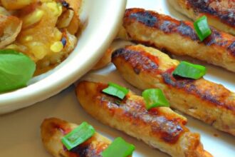 Savory Chicken Sausage Bites with Zesty Dijon Mustard Twist