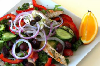 Power-Packed Greek Salad with Grilled Chicken Boosts Protein