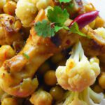 Kerala-Style Chicken with Spiced Cauliflower & Chickpeas Delight