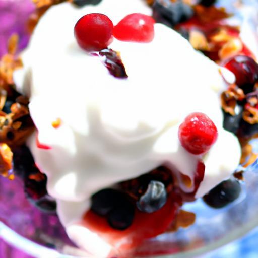 Layered Delight: Greek Yogurt Parfait with Berries & Granola