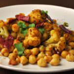 Kerala-Style Chicken with Zesty Spiced Cauliflower & Chickpeas