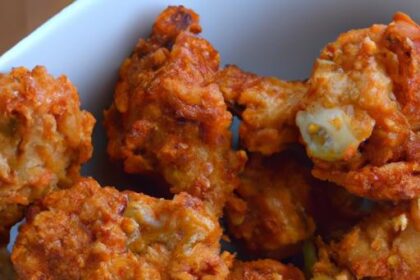 Crispy Air Fryer Vegan Buffalo Cauliflower Wings Recipe
