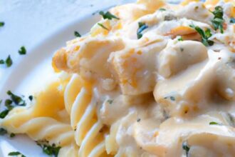 Indulgent Creamy Alfredo Pasta with Tender Chicken Bliss