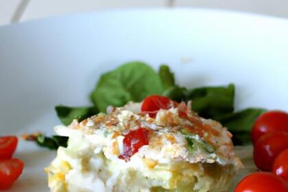 Zesty Pesto Baked Cod with Juicy Cherry Tomatoes Delight