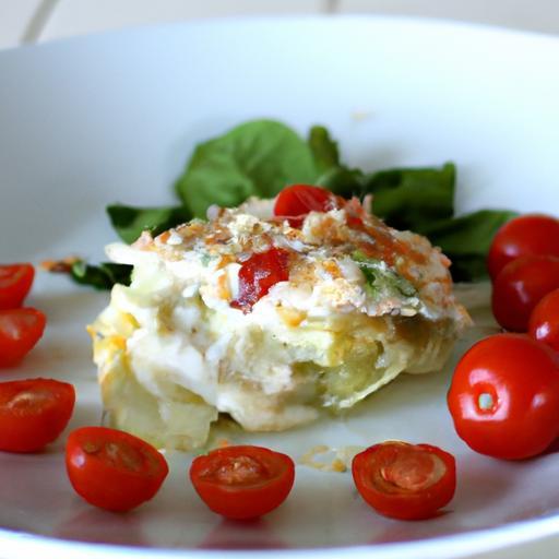 Zesty Pesto Baked Cod with Juicy Cherry Tomatoes Delight