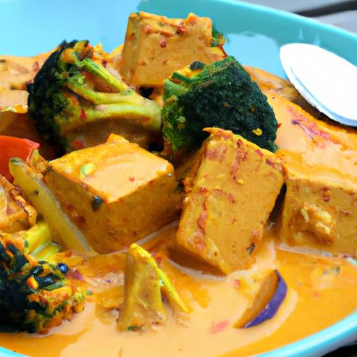 Power-Packed Veggie & Tofu⁣ Curry:⁣ Protein-Rich ​Delight