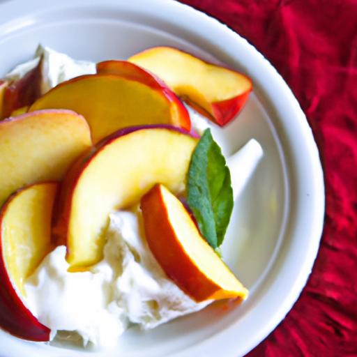 Creamy cottage Cheese & Peach Bowl: A Fresh, Nutritious Treat