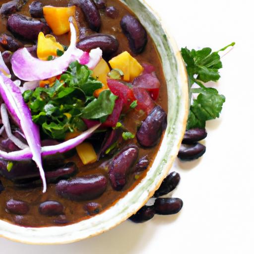 Hearty Purple Black ‍Bean Soup: A⁣ Nutritious Comfort‍ Bowl