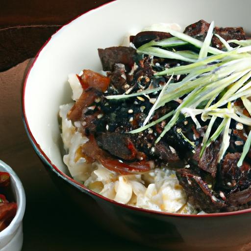 Savor ​Korean Beef Bowls ‍Paired with Nutty ⁤Sesame ​Rice Delight