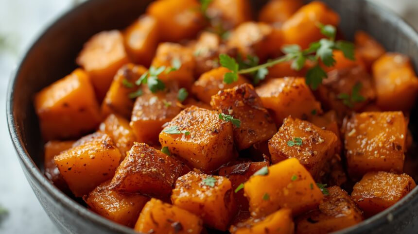 Sweet Potatoes with Maple & Cinnamon