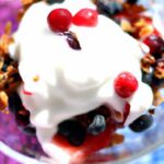 Layered Delight: Greek Yogurt Parfait with Berries & Granola