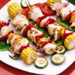 Perfectly Portable: Snack-Size Grilled Chicken Skewers Delight