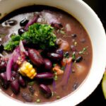 Hearty Purple Black Bean Soup: A Nutritious Comfort Bowl