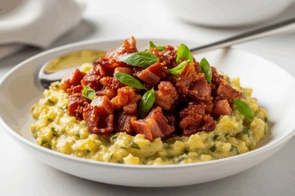 Spicy Hot Honey Beaf Bacon Mash