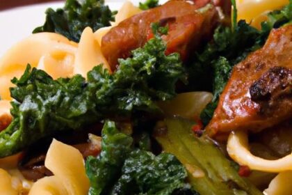 Hearty Sausage and Kale Pasta: A Flavorful Dinner Delight