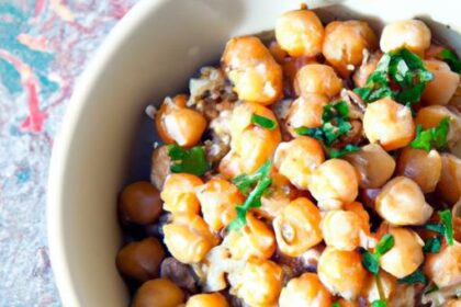 Energize Your Day: Chickpea Quinoa Bowl with Tahini Drizzle