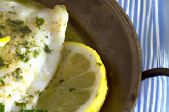 Zesty Baked Cod with Lemon & Garlic: A Flavorful Delight