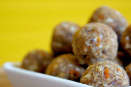 Energize Your Snack Time with Carrot Cake Protein Balls