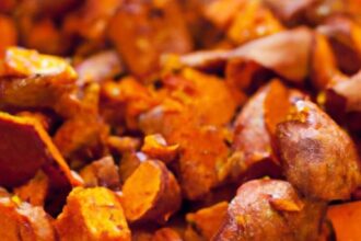 Crispy Air Fryer Korean Gochujang Sweet Potatoes Recipe