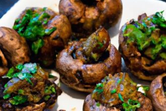 Savory Stuffed Mushrooms with Sausage: A Flavorful Bite