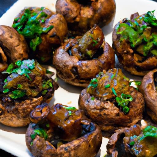Savory Stuffed Mushrooms with Sausage: A Flavorful Bite