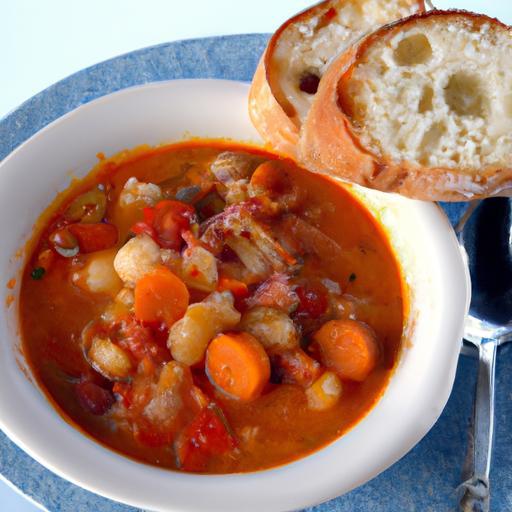 Hearty Minestrone Magic: Perfect Pairing with Crusty Bread