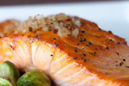 Savor the Flavor: Grilled Salmon with Roasted Brussels Sprouts