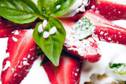 Sweet Meets Fresh: The Delight of Strawberry Basil Shortcake