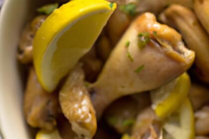 Zesty Lemon Garlic Chicken Bowls: Air Fryer Perfection