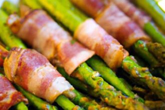 Savory Turkey Bacon-Wrapped Asparagus Bites: A Tasty Twist