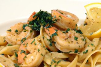 Zesty Lemon Garlic Shrimp Pasta: A Burst of Flavor Delight