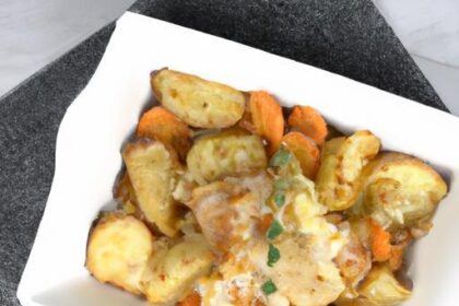 Garlic Parmesan Chicken & Potatoes: Easy One-Pan Feast