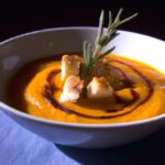 Velvety Butternut Squash & Sweet Potato Soup Delight